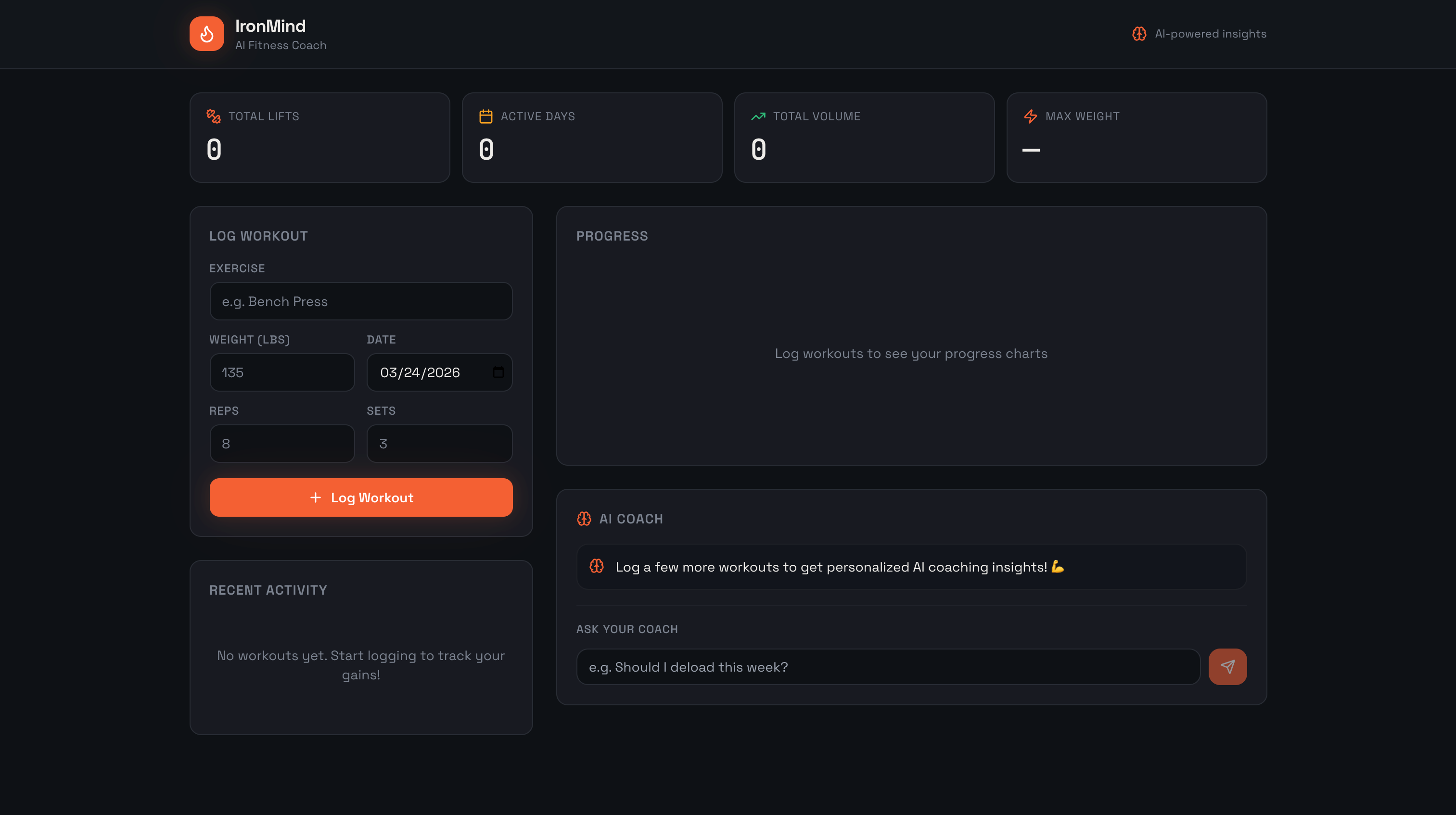 IronMind – AI Fitness Coach